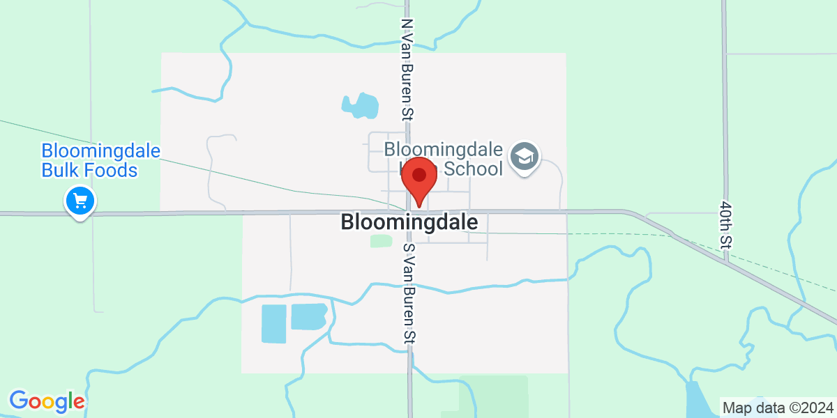 Map of Bloomingdale Branch Library