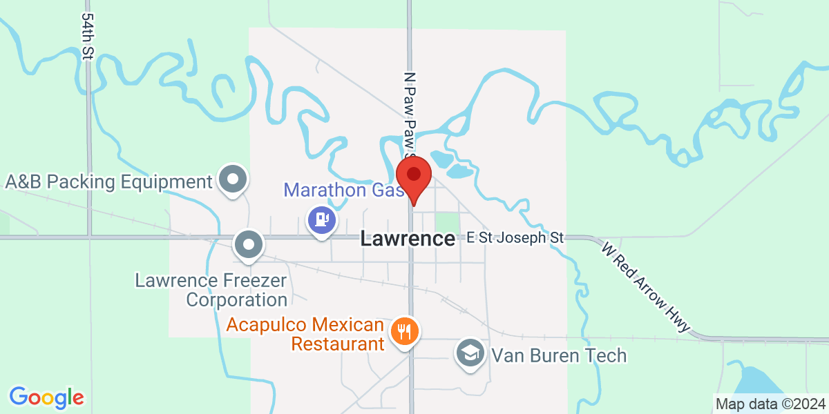 Map of Lawrence Branch Library