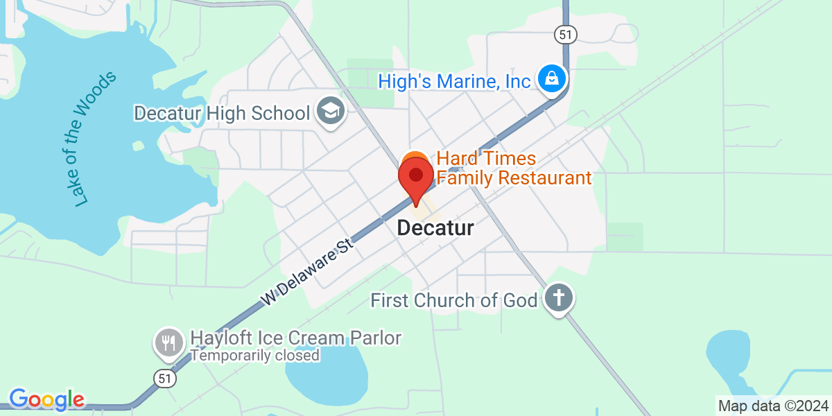 Map of Webster Memorial Branch (Decatur)