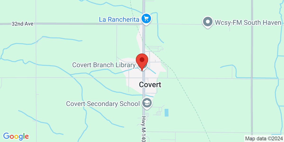 Map of Covert Branch Library