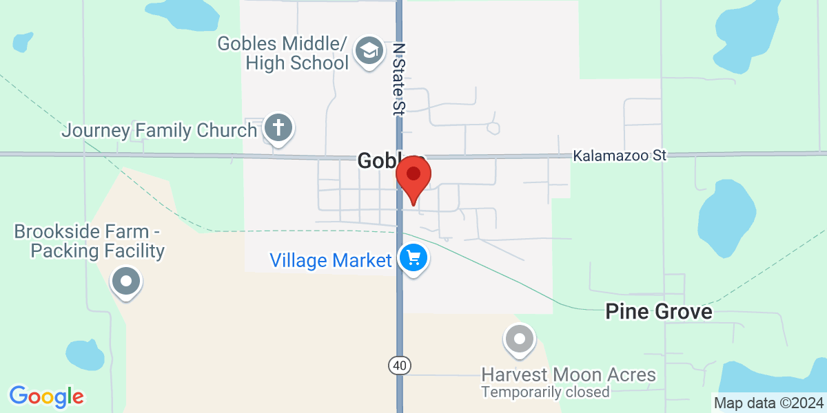 Map of Gobles Branch Library